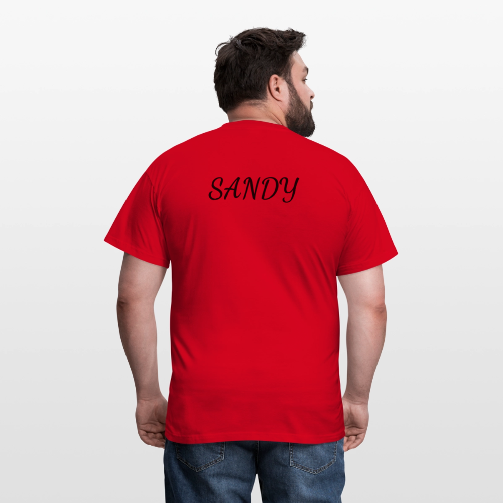 SANDY – „Gut genug“ Männer-Fan-Shirt | Starkes Statement für echte Fans - Rot