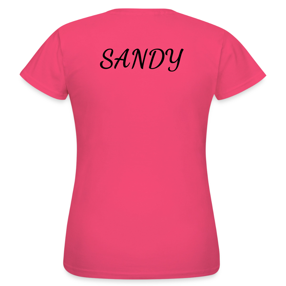 SANDY - Damen-Fan Shirt "Gut Genug" - Azalea