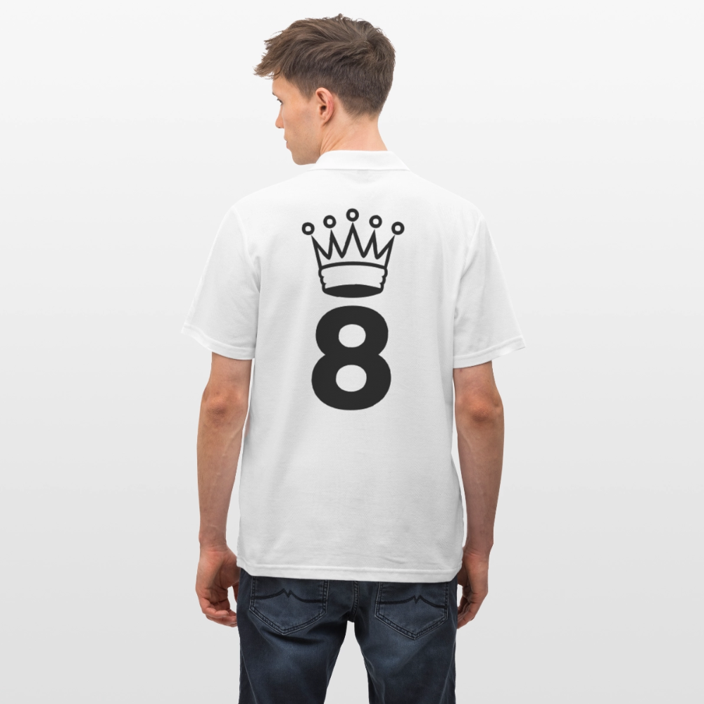 Der Baron - NRW TOP 8 Poloshirt - limitiert auf 200 Stück - Weiß