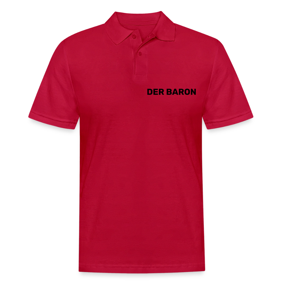 Der Baron - NRW TOP 8 Poloshirt - limitiert auf 200 Stück - cherry red