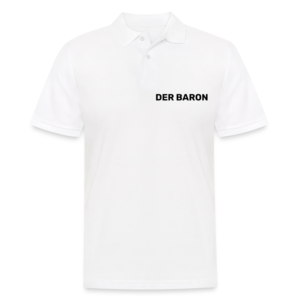 Der Baron - NRW TOP 8 Poloshirt - limitiert auf 200 Stück - Weiß