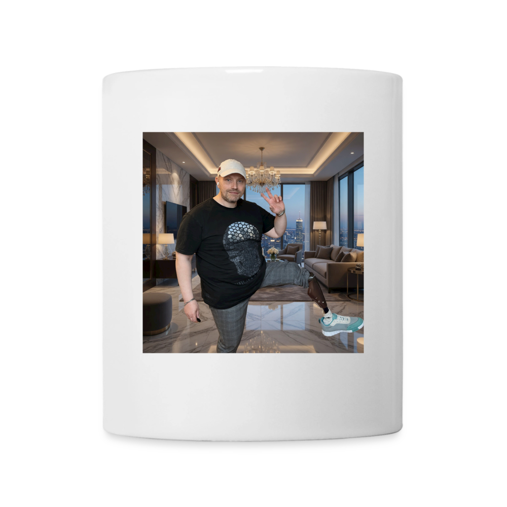 DER BARON Signature Fan-Tasse – Stärke. Stil. Leben. Mehr als eine Tasse – ein tägliches Statement für echte Kämpfer und wahre Fans. - Weiß
