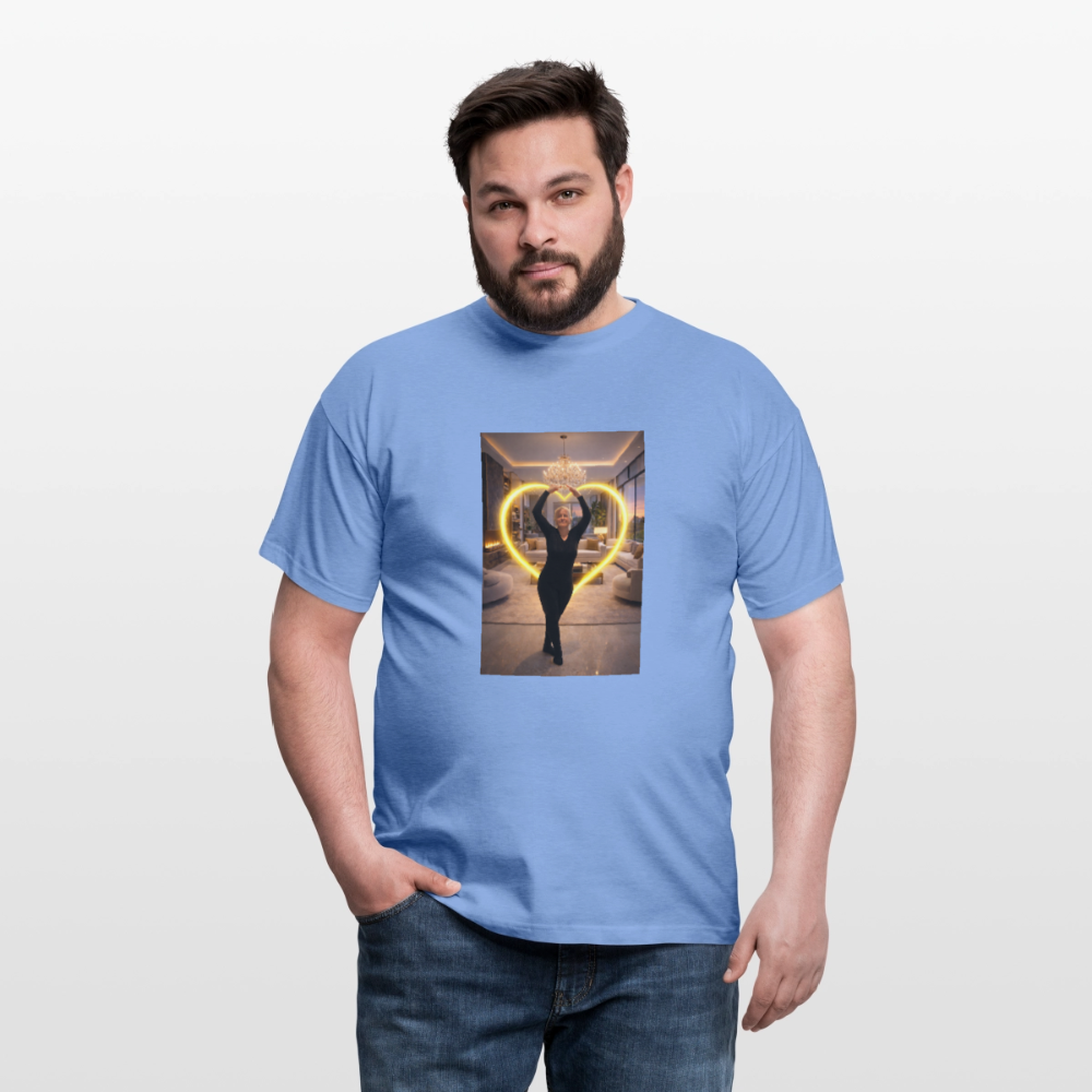 SANDY – „Gut genug“ Männer-Fan-Shirt | Starkes Statement für echte Fans - Carolina Blue