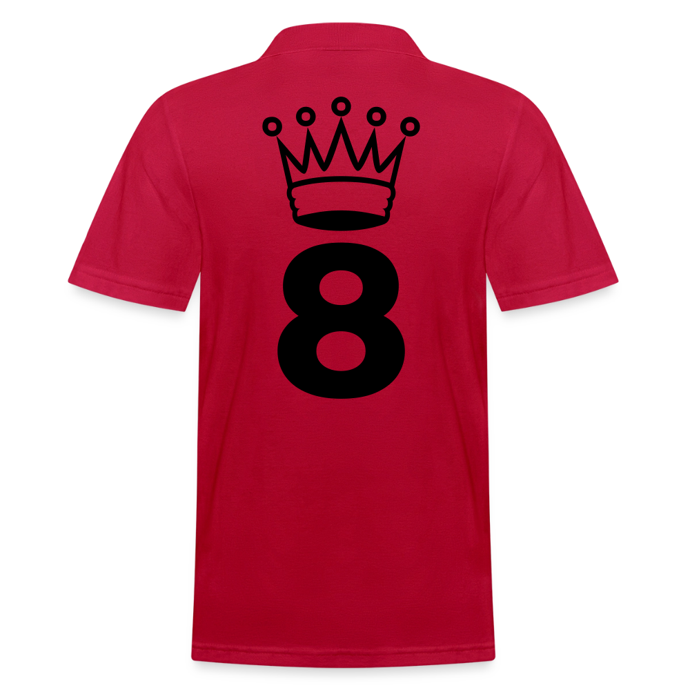 Der Baron - NRW TOP 8 Poloshirt - limitiert auf 200 Stück - cherry red
