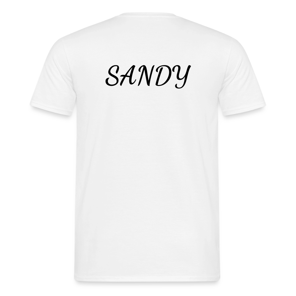 SANDY – „Gut genug“ Männer-Fan-Shirt | Starkes Statement für echte Fans - Weiß