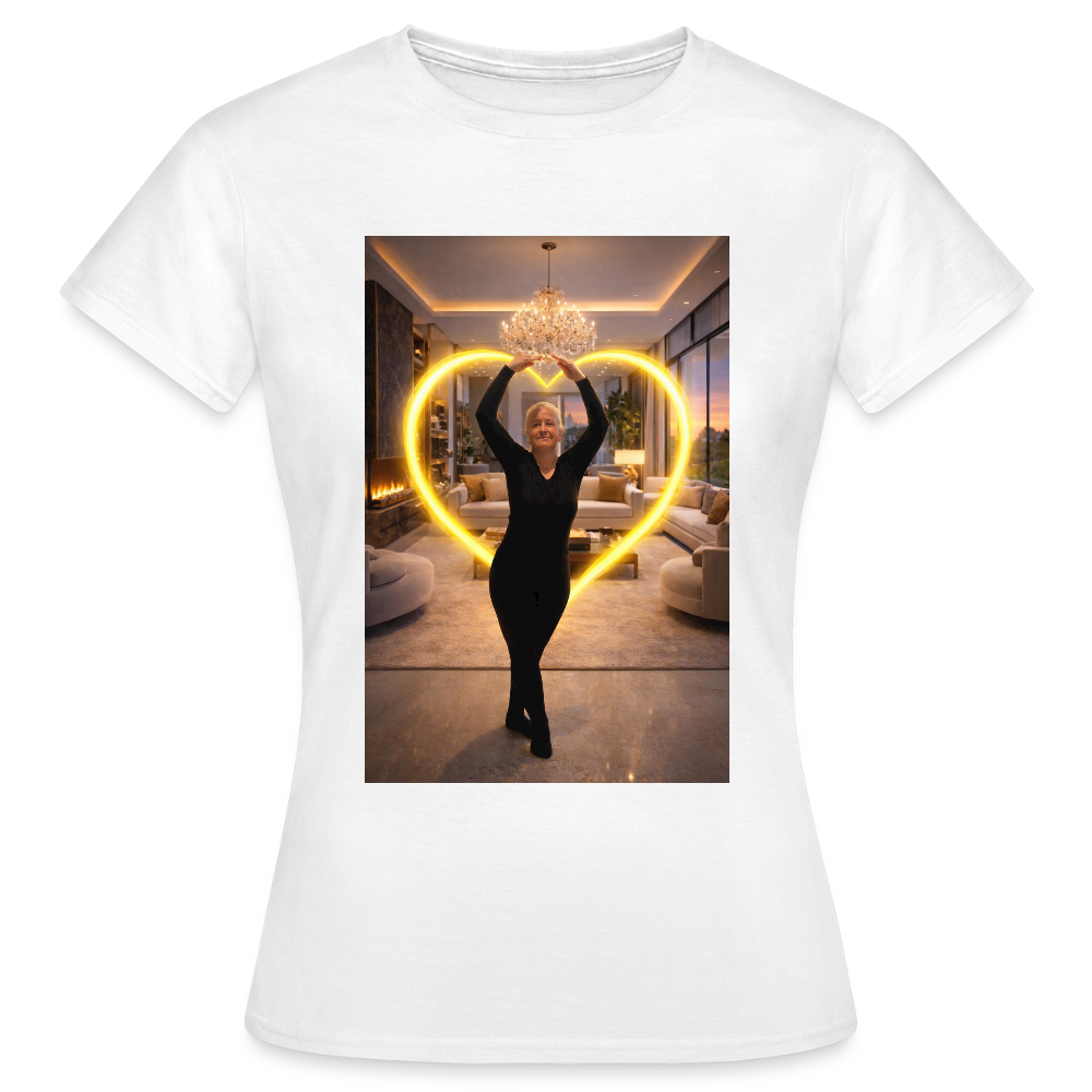 SANDY - Damen-Fan Shirt "Gut Genug" - Weiß