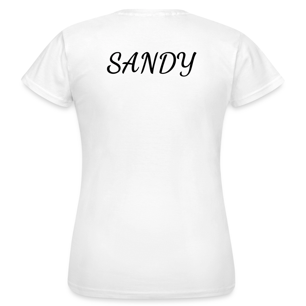 SANDY - Damen-Fan Shirt "Gut Genug" - Weiß