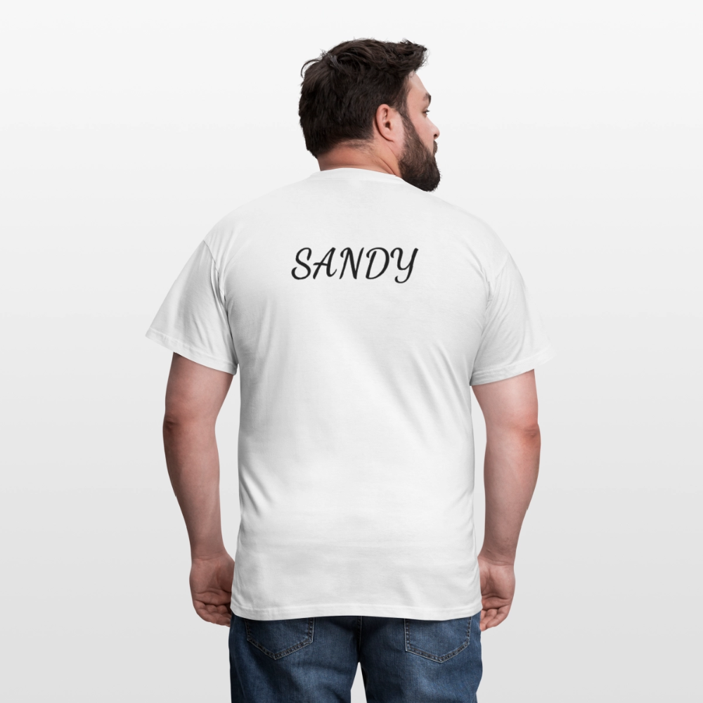 SANDY – „Gut genug“ Männer-Fan-Shirt | Starkes Statement für echte Fans - Weiß