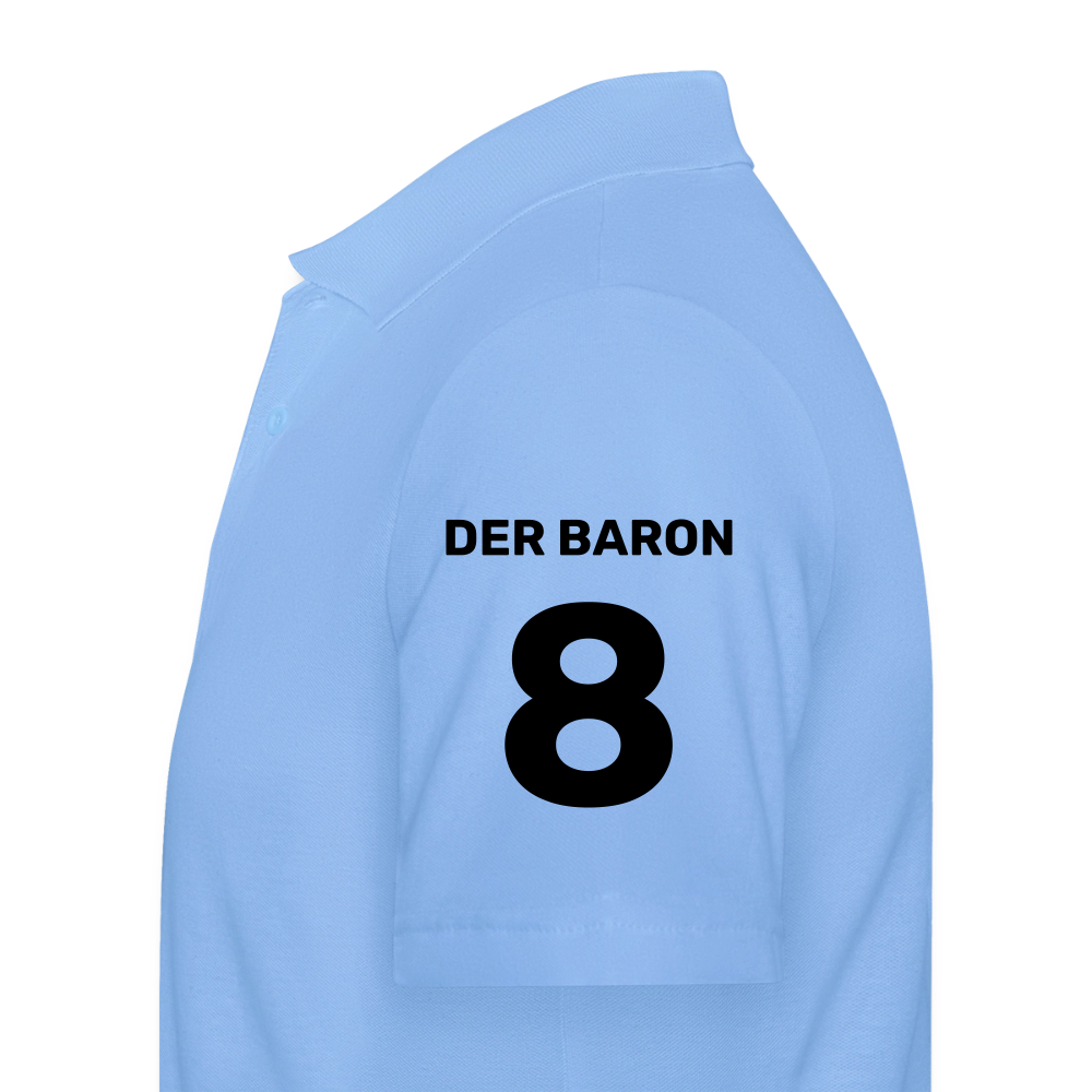 Der Baron - NRW TOP 8 Poloshirt - limitiert auf 200 Stück - Himmelblau